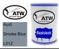 Preview: Audi, Smoke Blue, L51Z: 500ml Lackdose, von ATW Autoteile West.